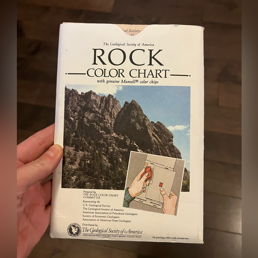 ROCK-COLOR CHART Vintage